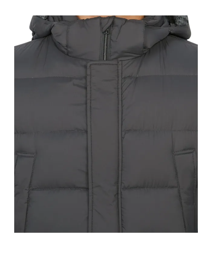 Quilted Hooded Puffer Coat