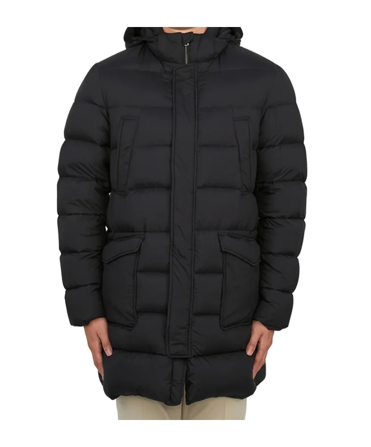 Quilted Hooded Puffer Coat