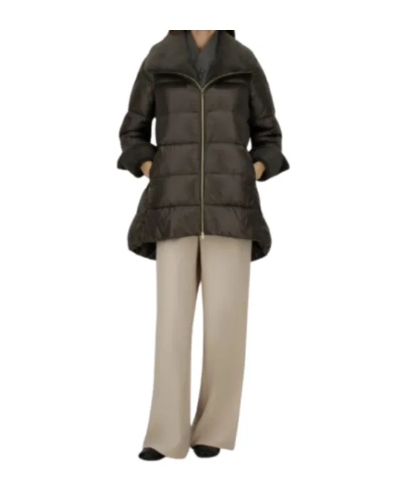 Down Jacket With Fur Collar