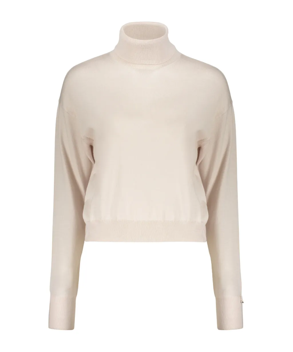 High-Neck Long-Sleeve Sweater