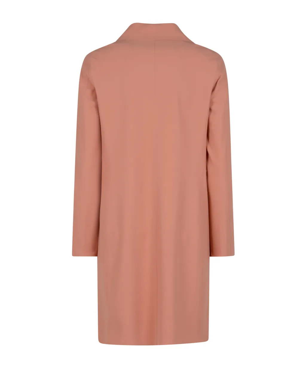 Single-Breasted Long-Sleeved Coat