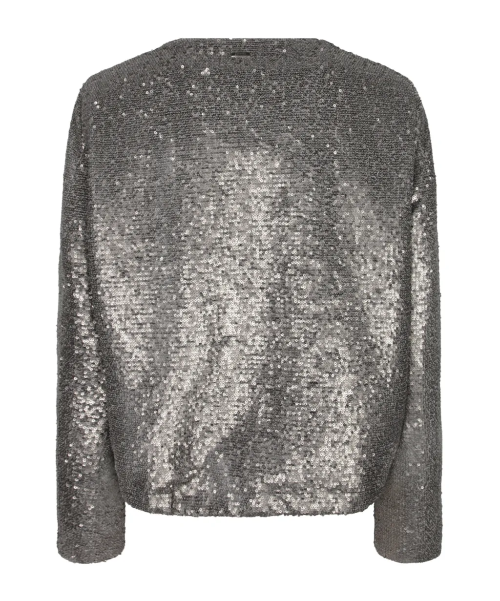 Resort Sequin-Embellished Bomber Jacket