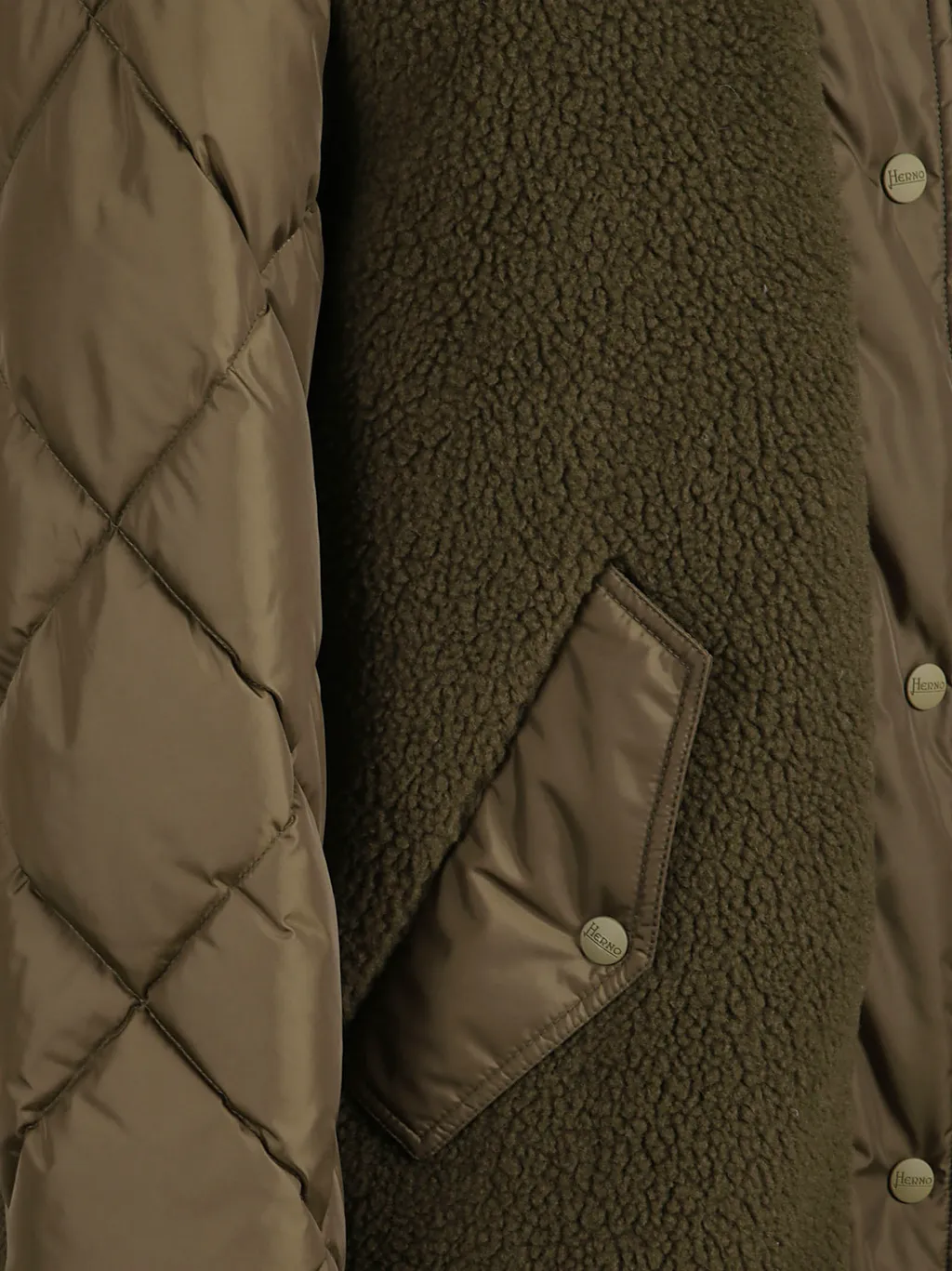 Long-Sleeved Hooded Down Jacket