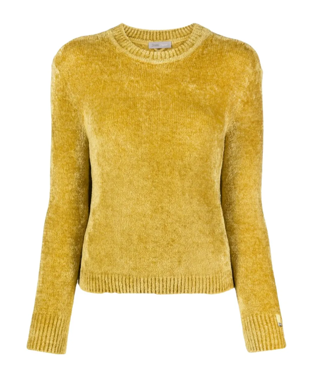 Long-Sleeve Chenille Jumper