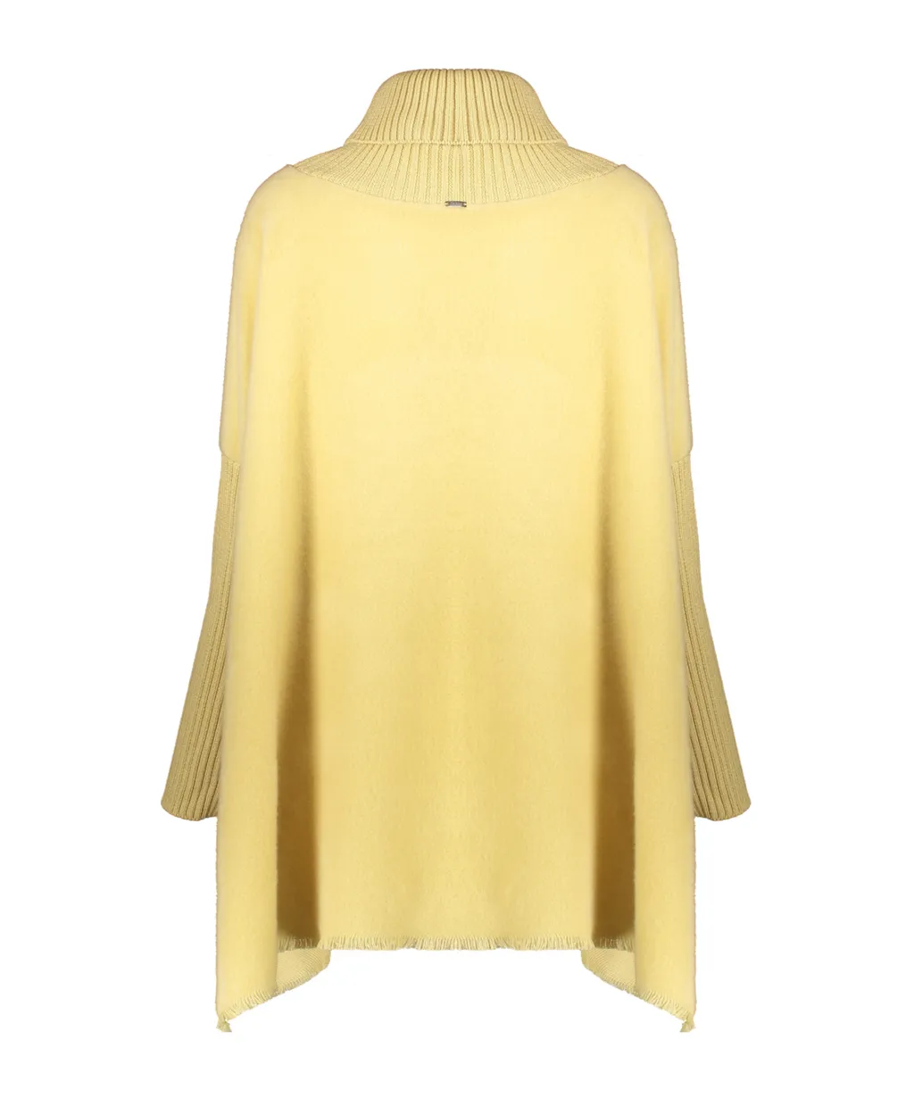 High Collar Asymmetrical Shirt
