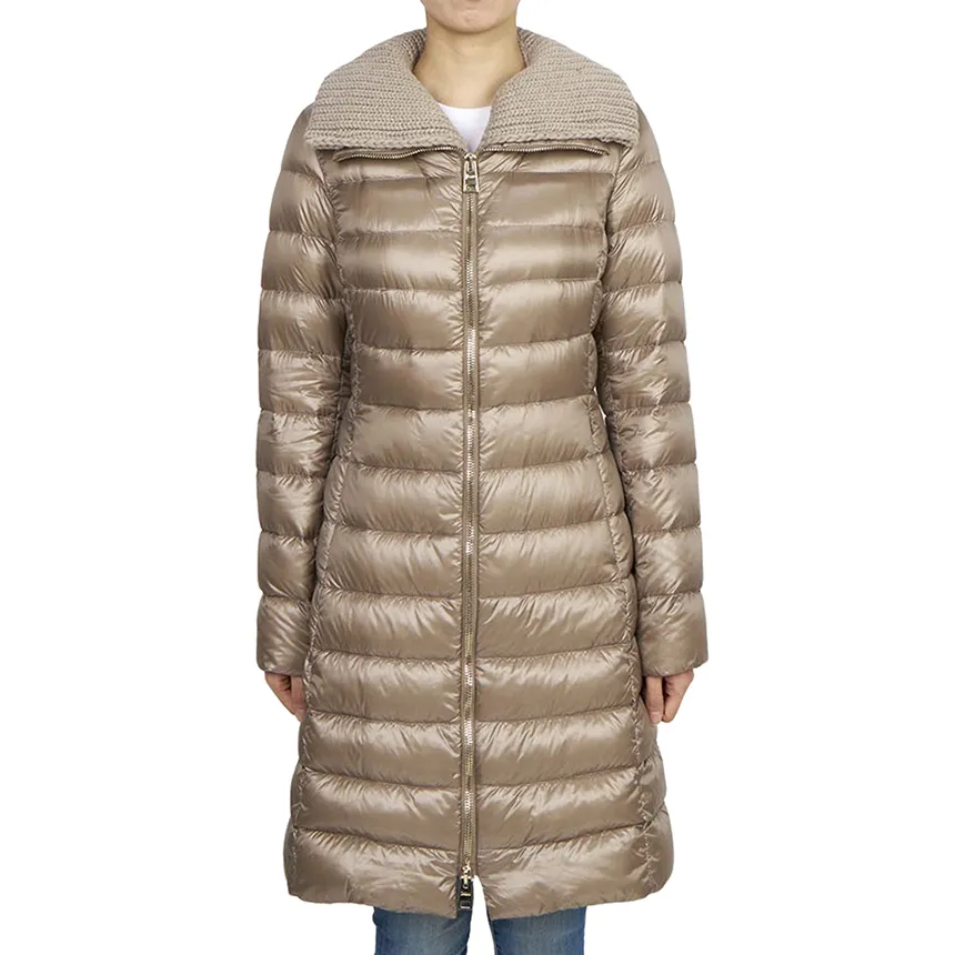Logo Quilted Down Jacket