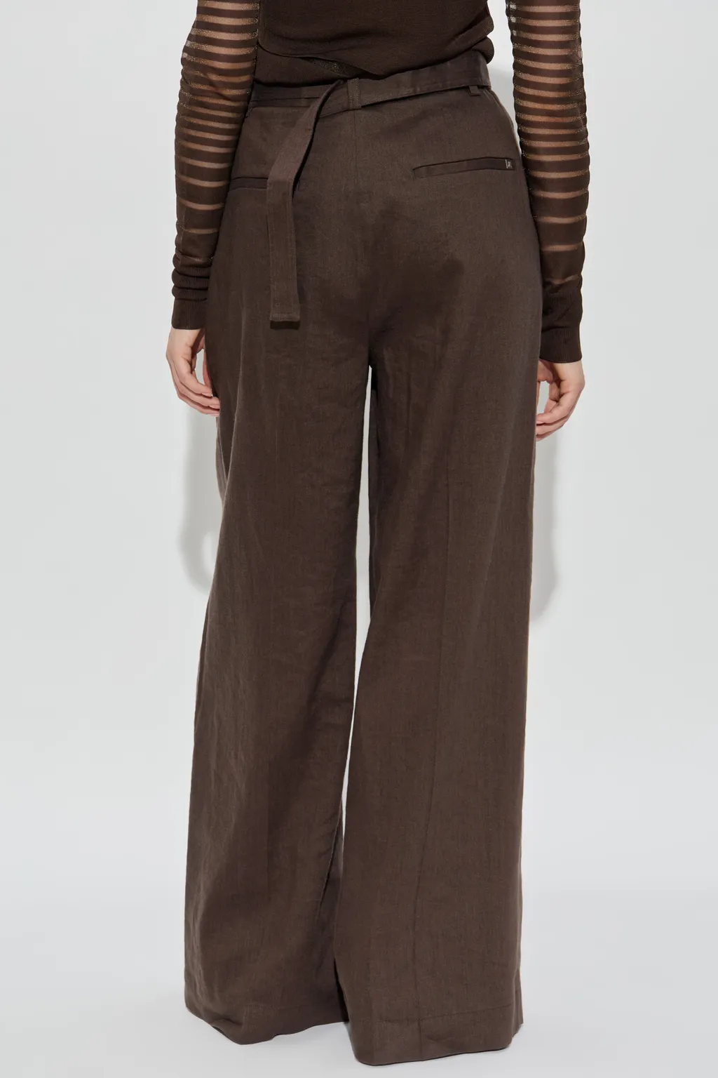 Pleated Wide Trousers