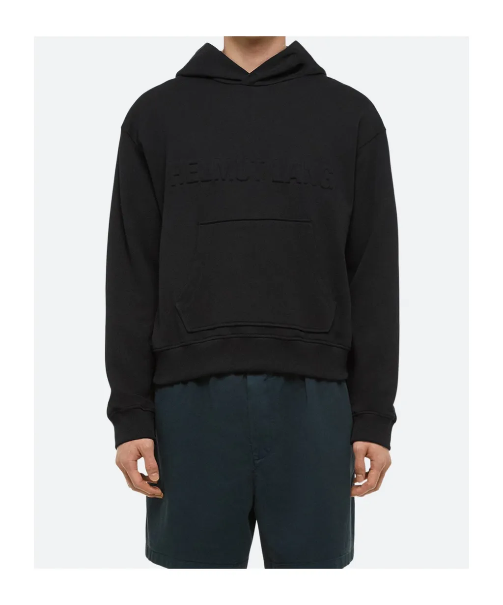 Logo Embossed Hoodie
