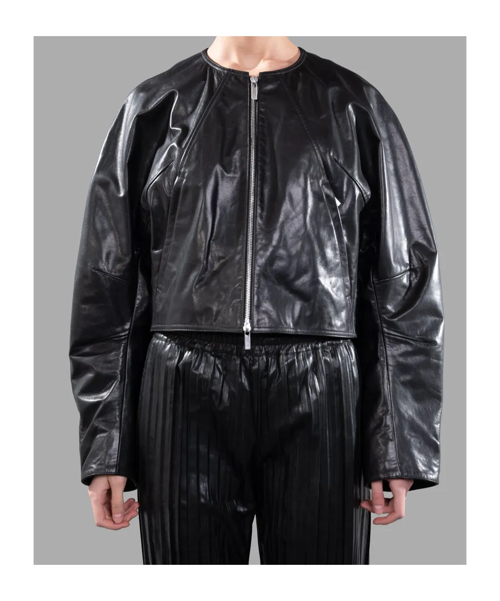 Articulated Leather Jacket