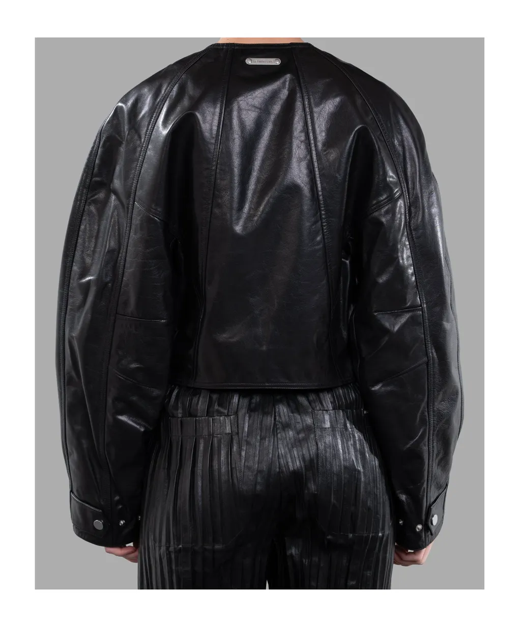 Articulated Leather Jacket