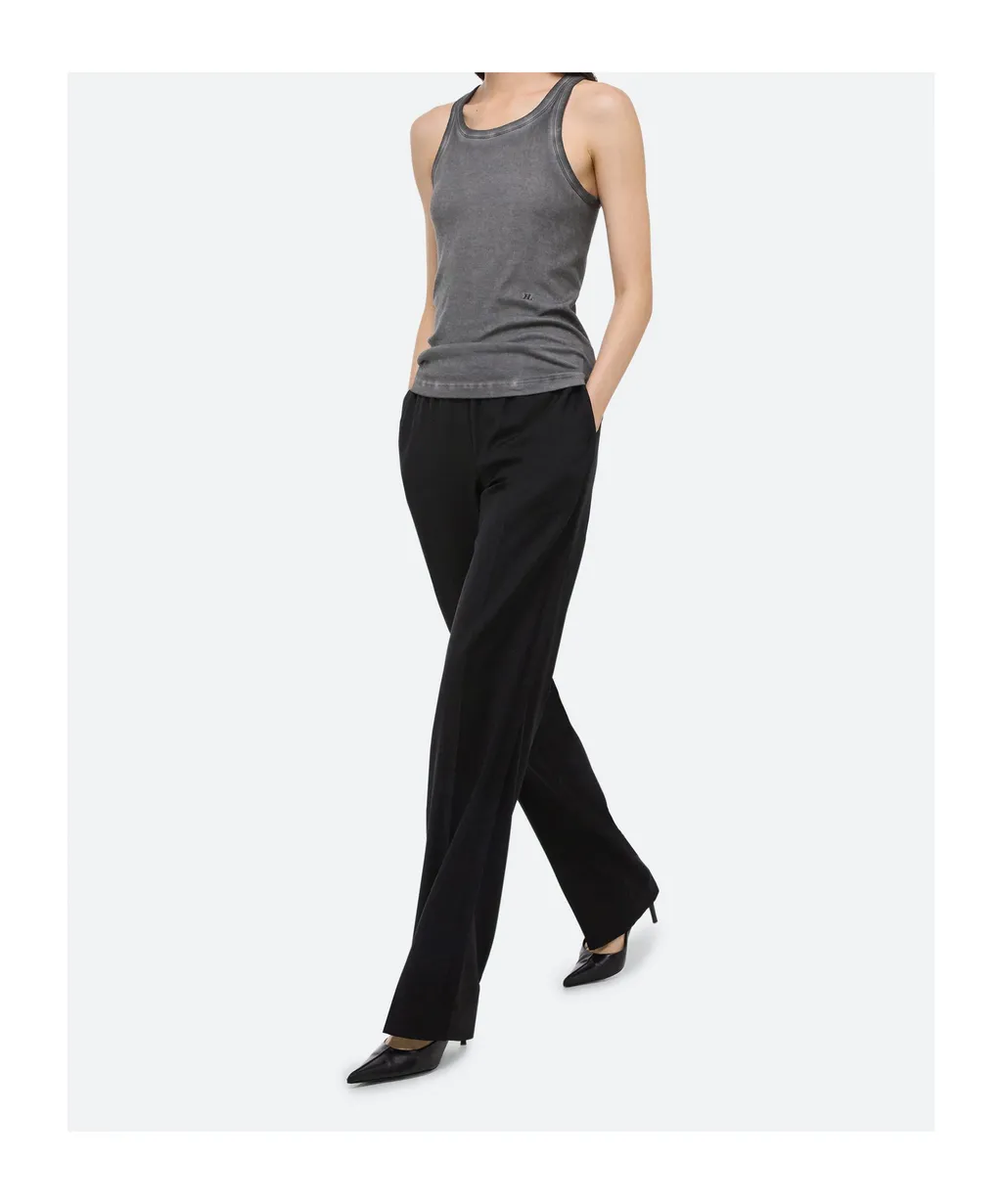 Garment-Dyed Racer Tank Top
