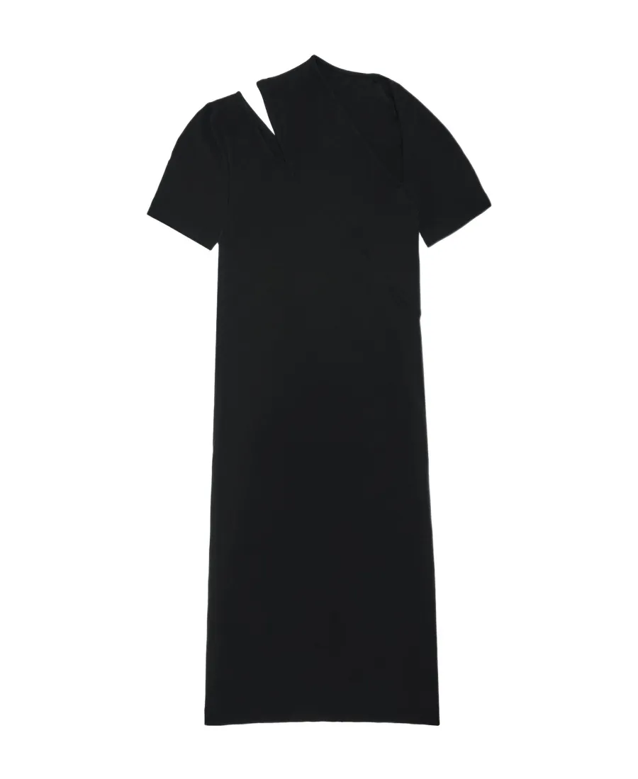 Cut-Out Detailing Cotton-Blend Dress