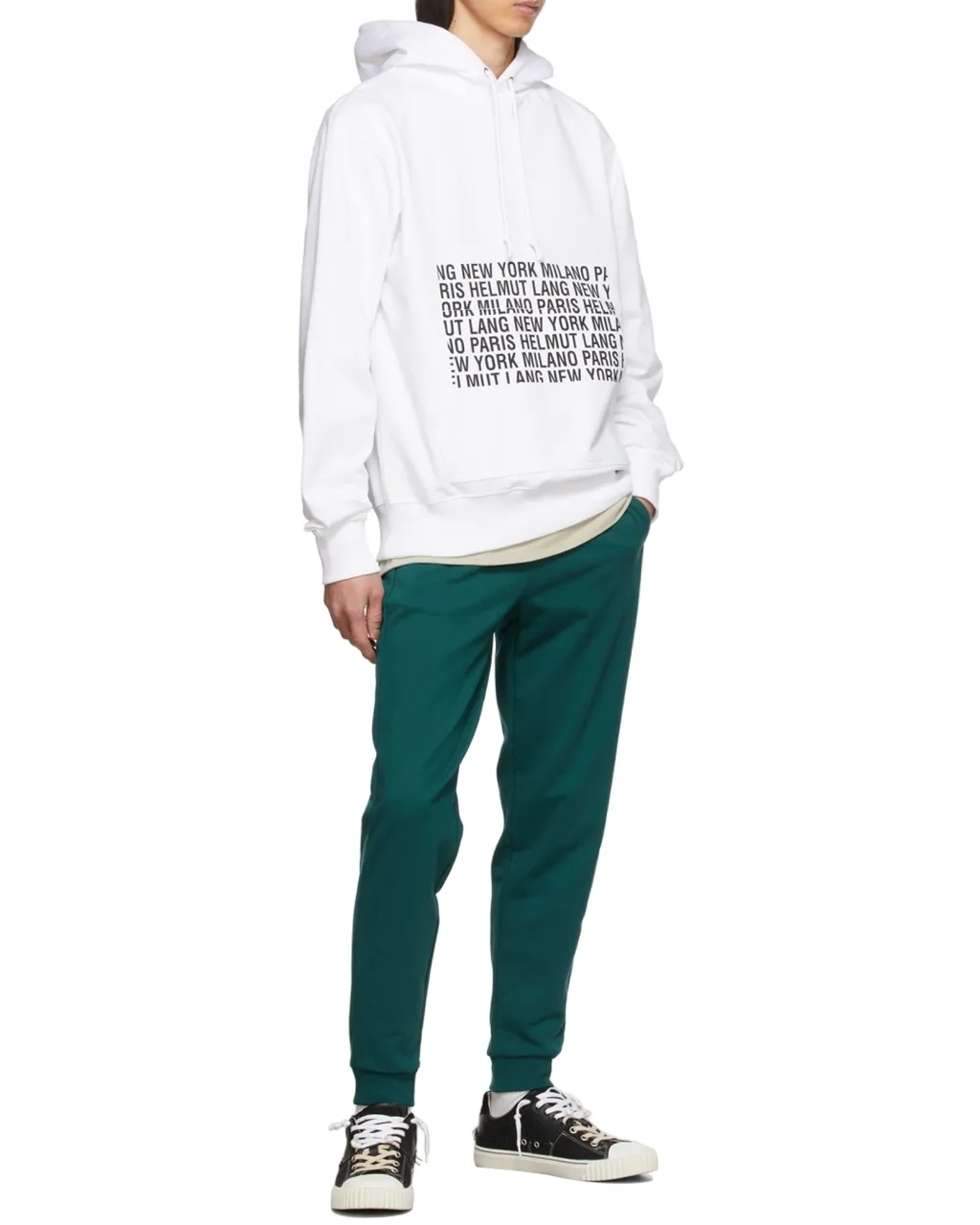 Logo Printed Elastic Waist Jogging Pants