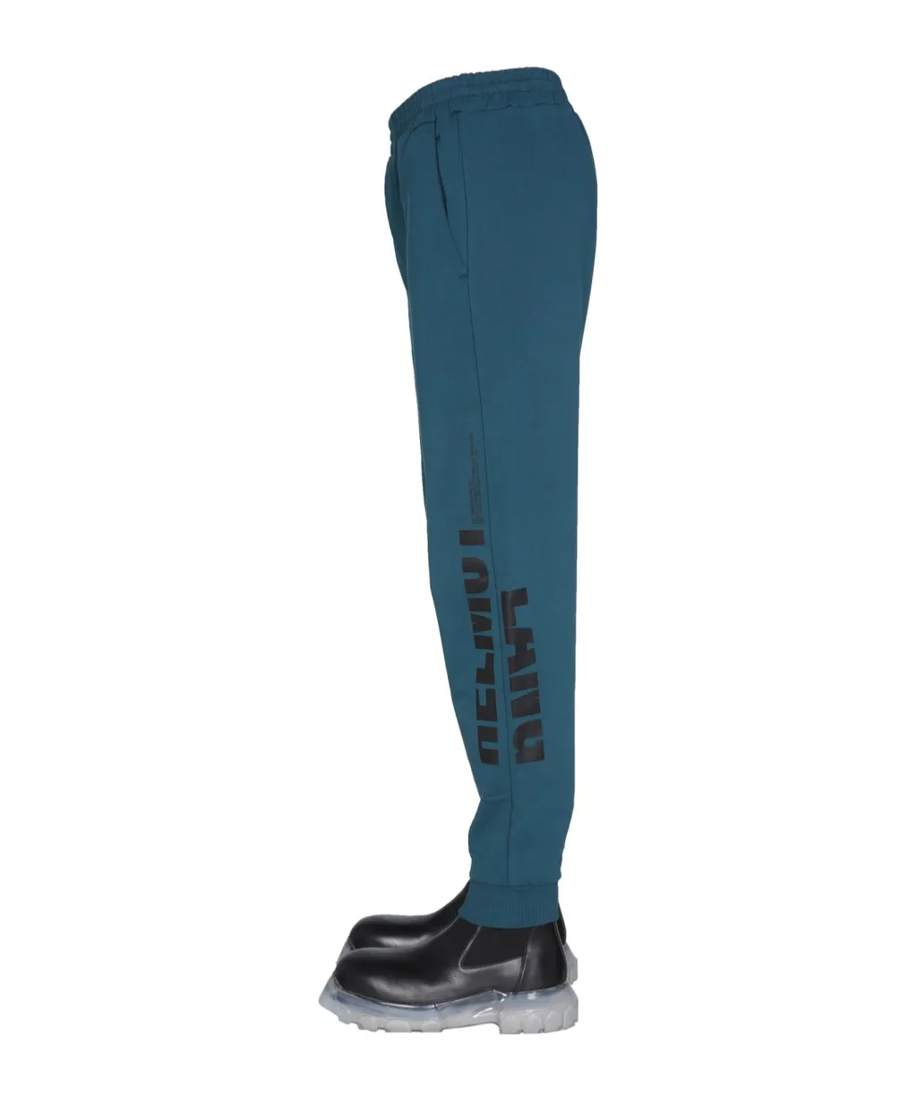 Logo Printed Elastic Waist Jogging Pants