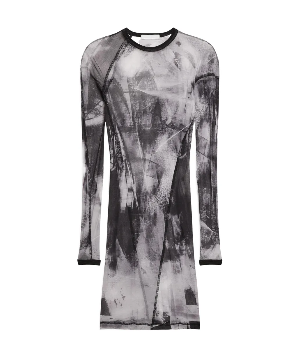 Scribble Twisted Dress