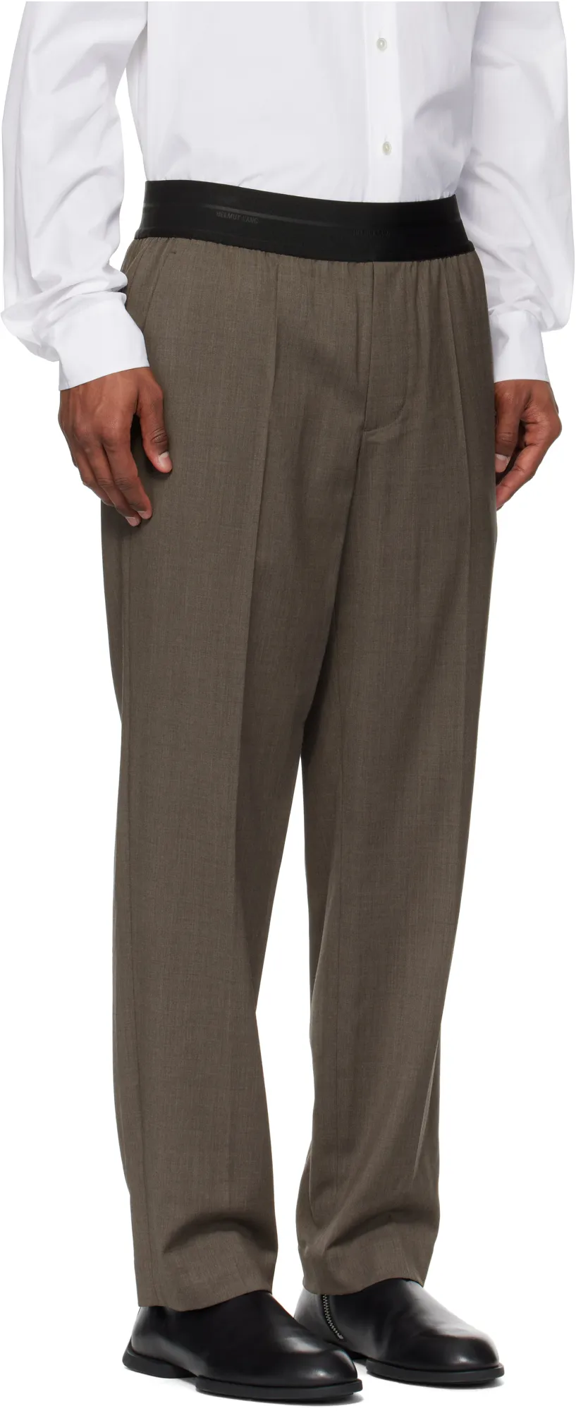 Tapered Pull-On Trousers