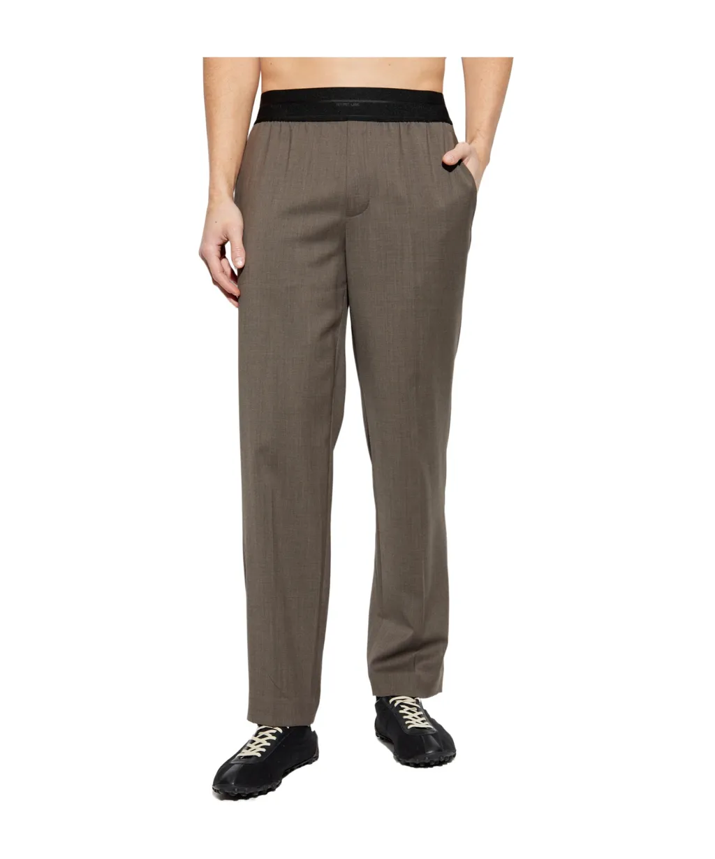 Tapered Pull-On Trousers
