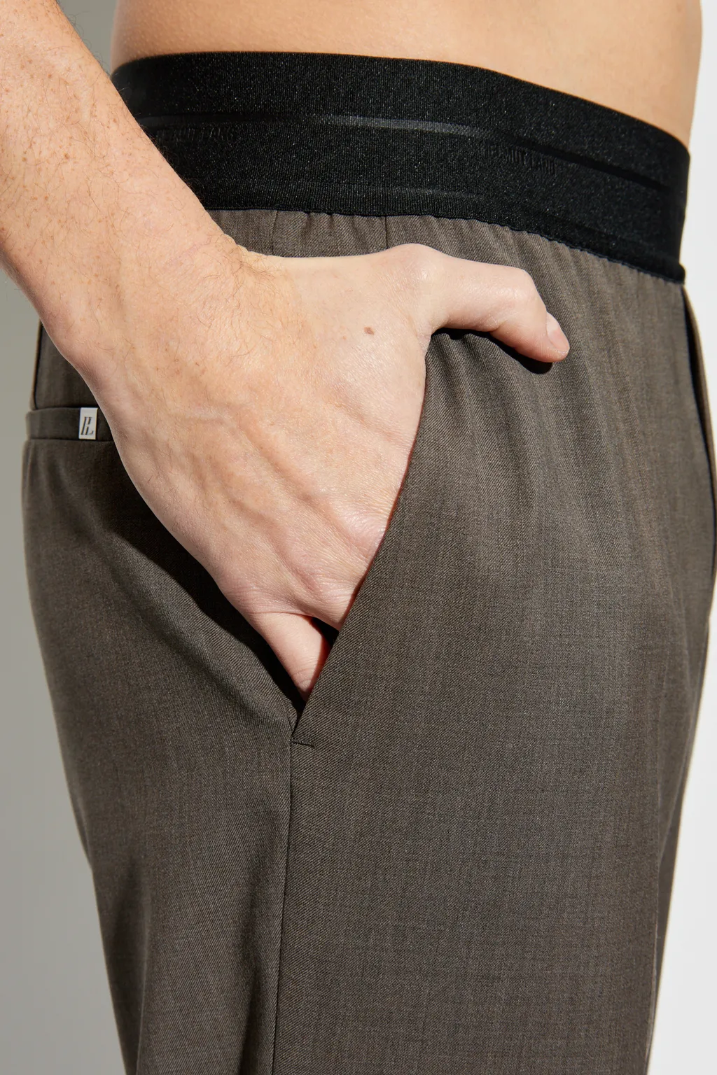 Tapered Pull-On Trousers