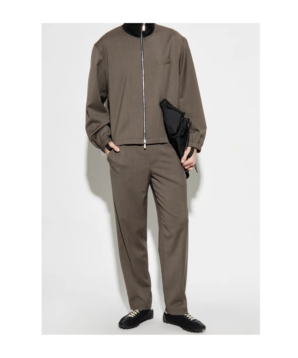 Tapered Pull-On Trousers