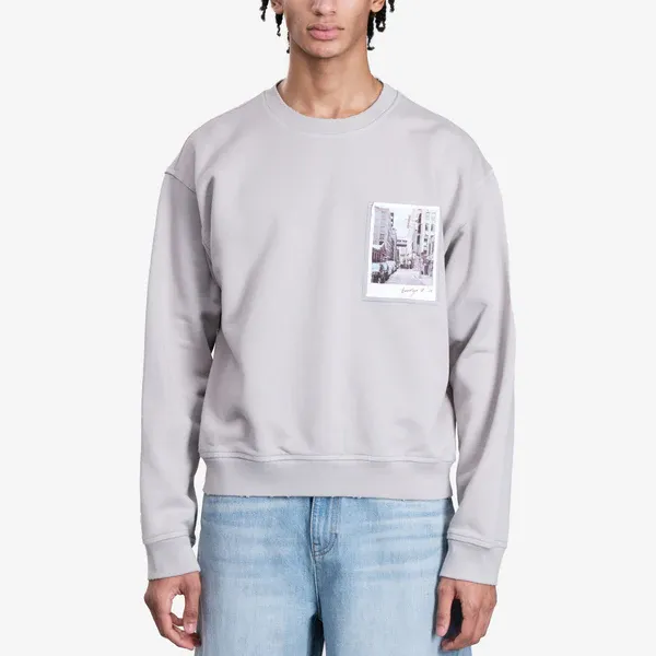 Graphic Crew Neck Sweater