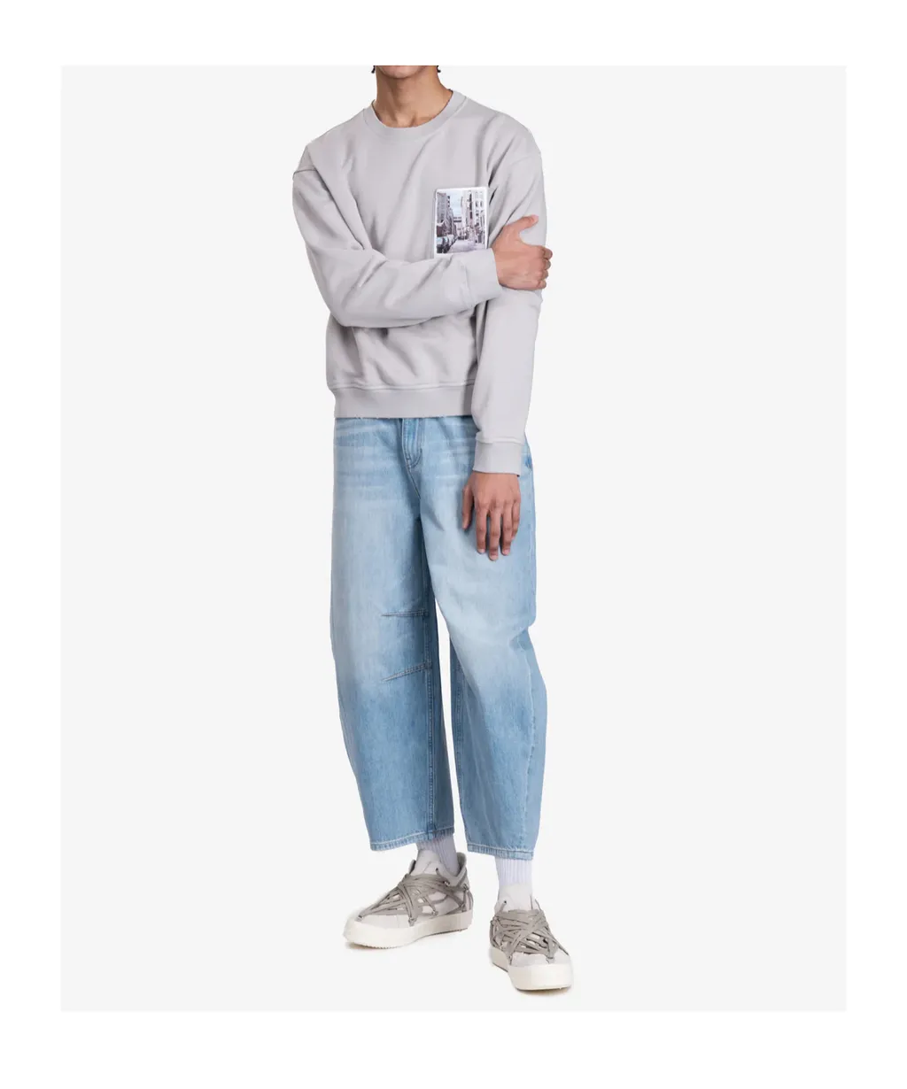 Graphic Crew Neck Sweater