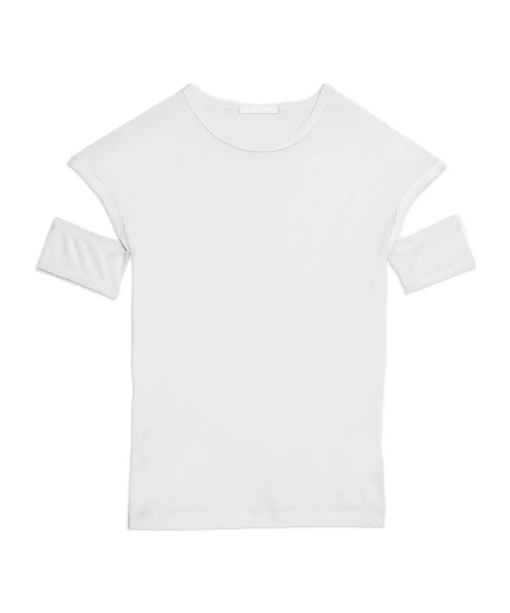 Slashed Shrunken T-Shirt