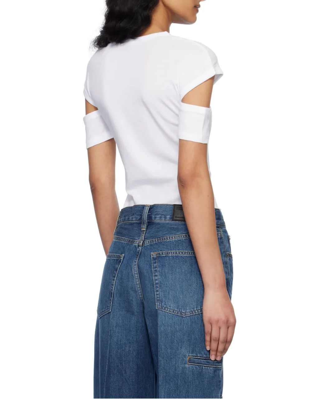 Slashed Shrunken T-Shirt