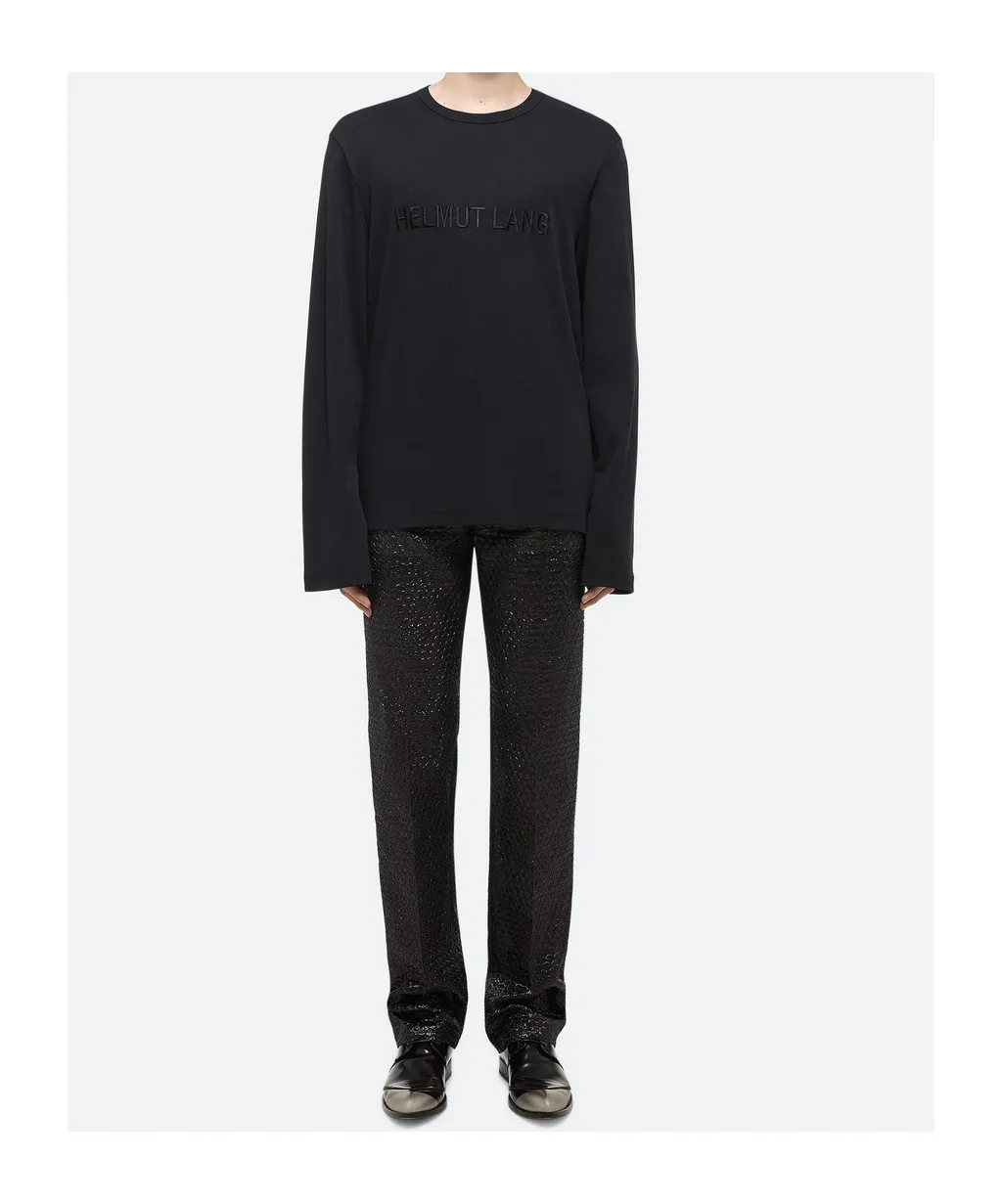 Logo-Embroidered Long-Sleeved T-Shirt