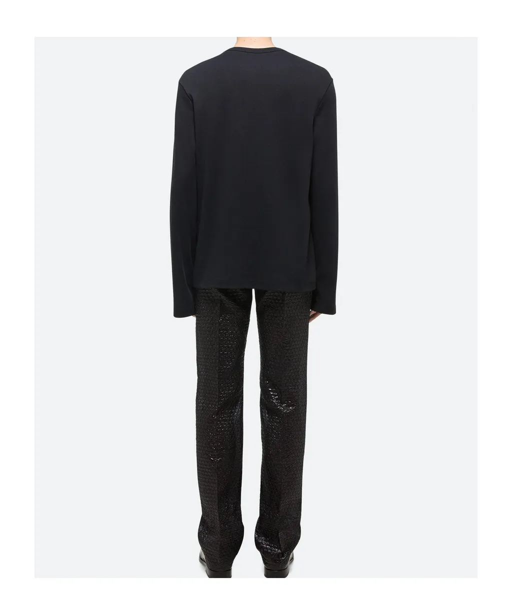 Logo-Embroidered Long-Sleeved T-Shirt
