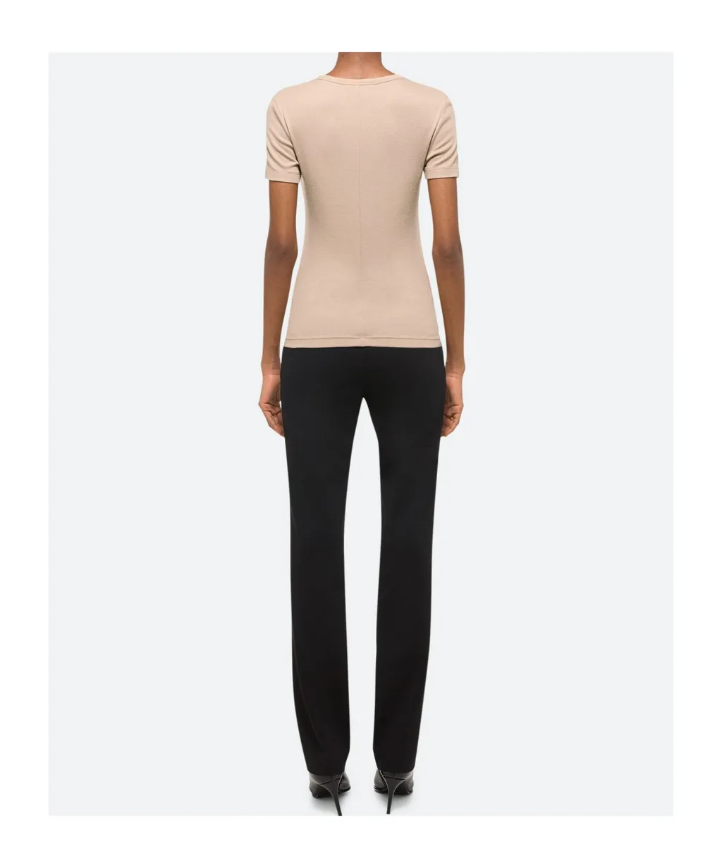 Shrunken Crewneck Top