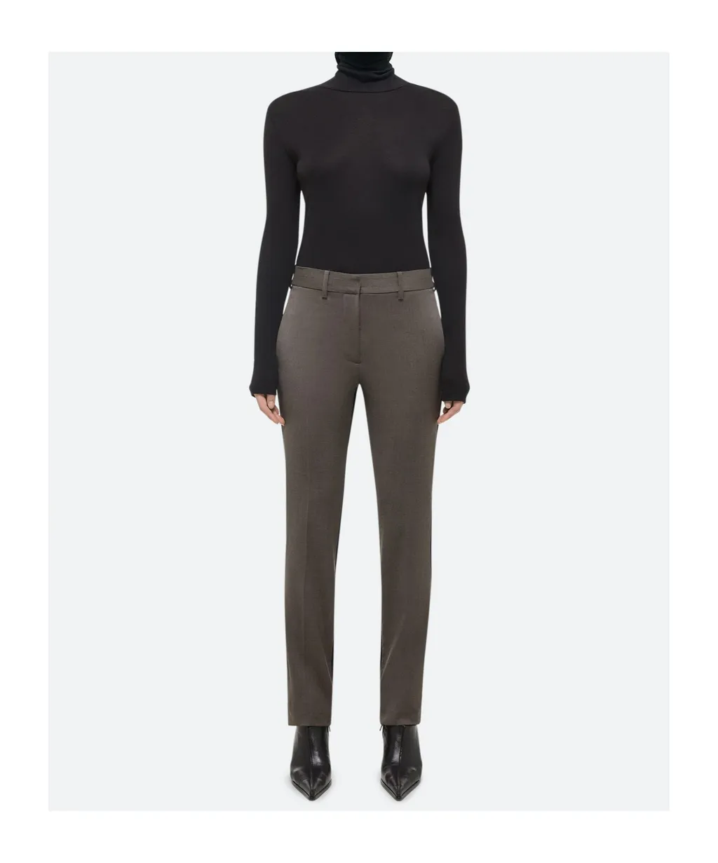 Panelled Slim-Fit Trousers