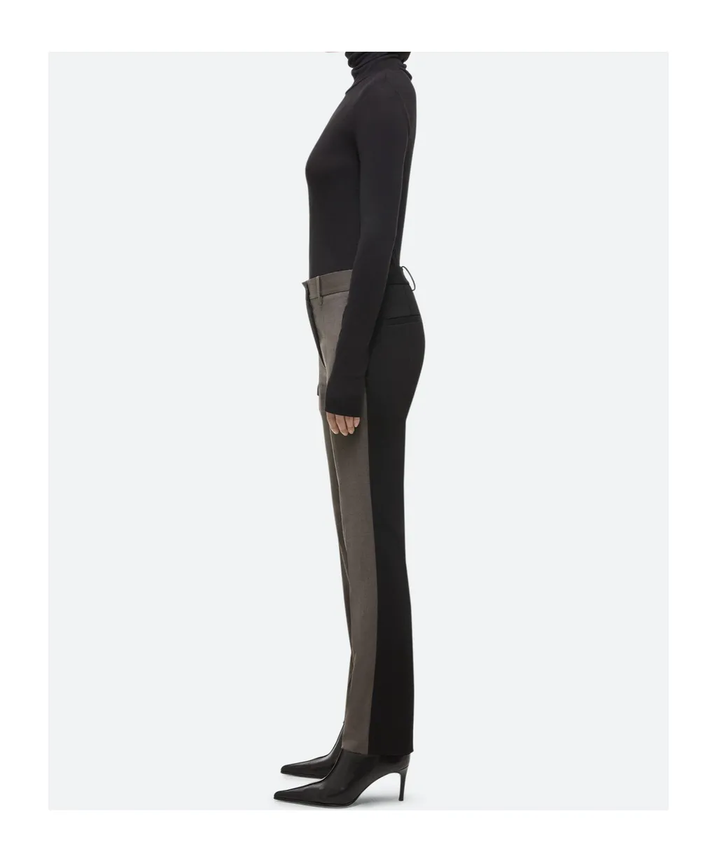 Panelled Slim-Fit Trousers