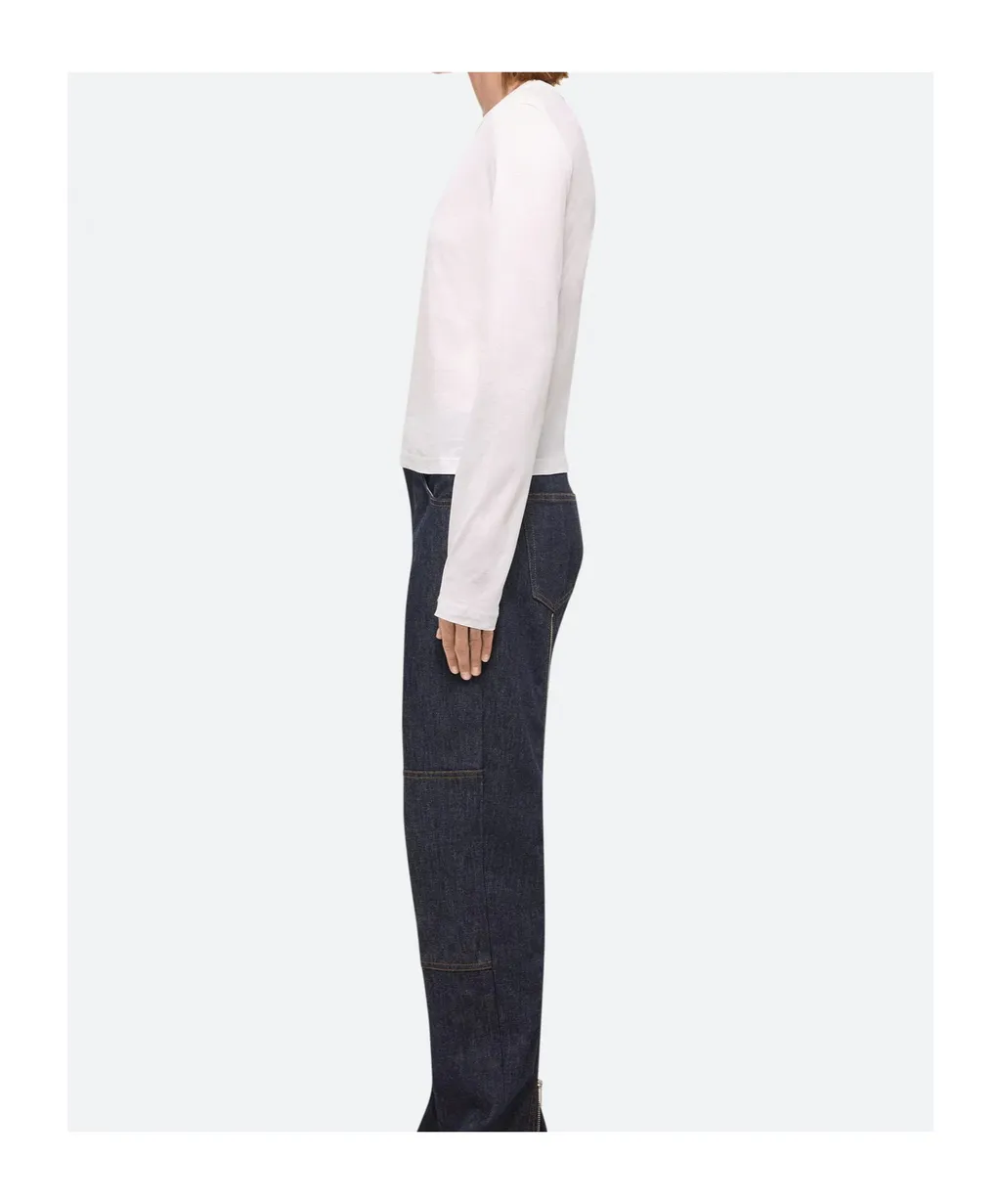 Long-Sleeved Slim Logo T-Shirt