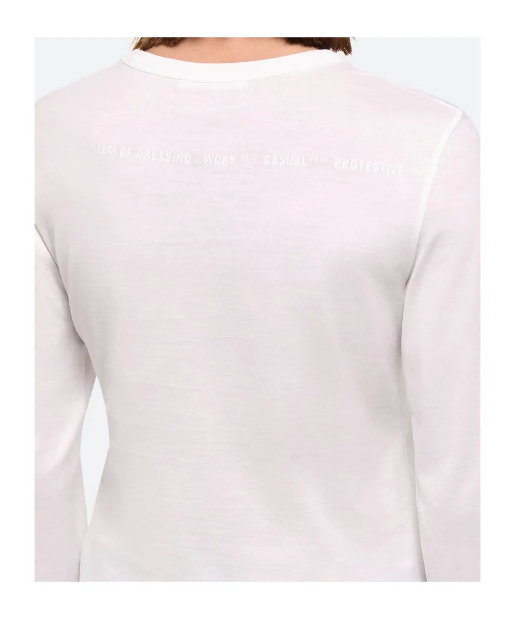 Long-Sleeved Slim Logo T-Shirt