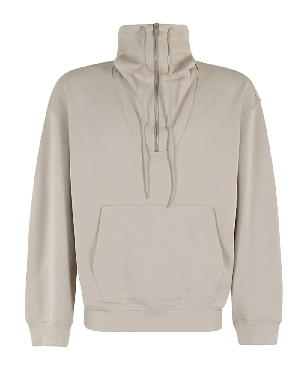 Funnel-Neck Sweatshirt