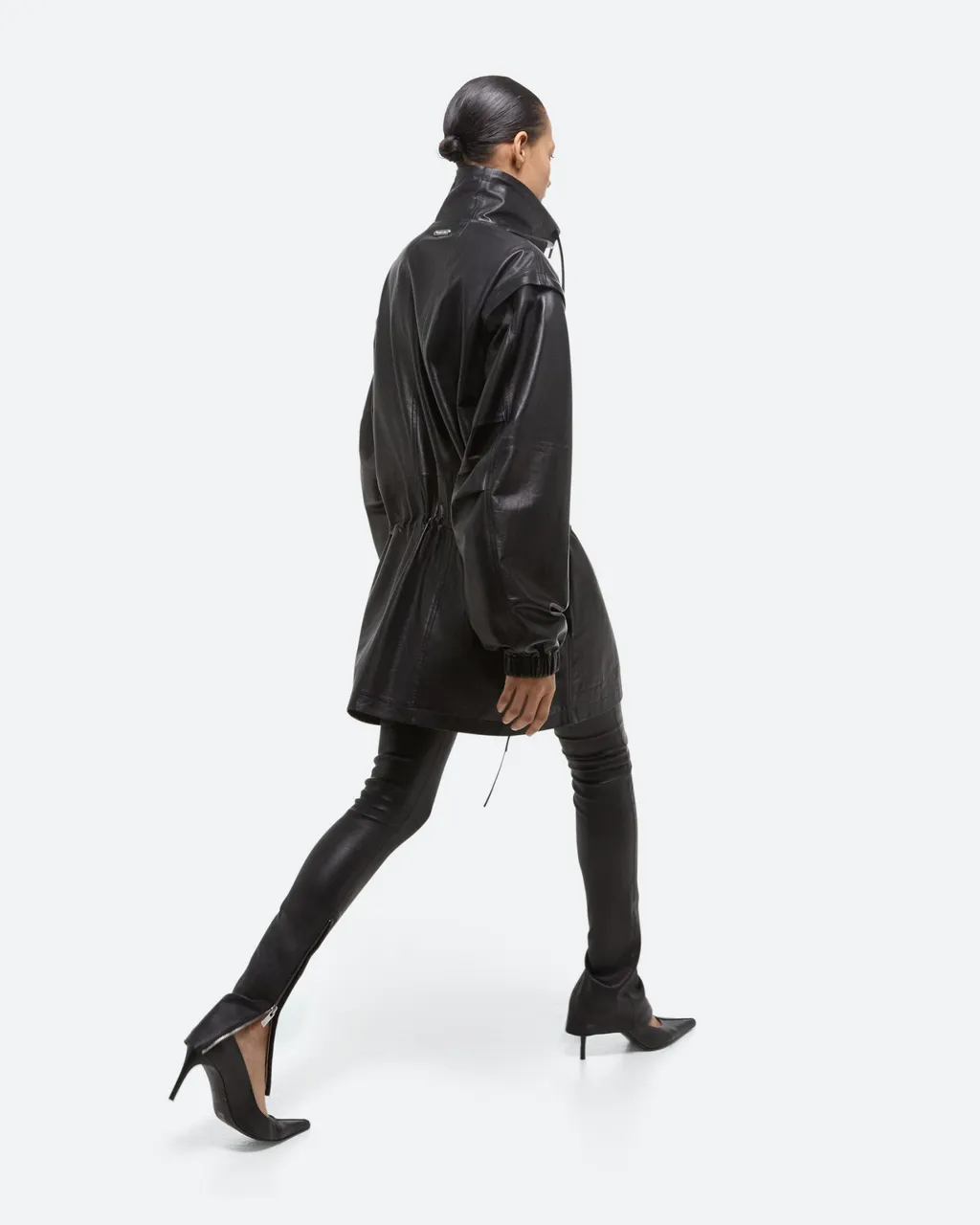 Leather Anorak Dress