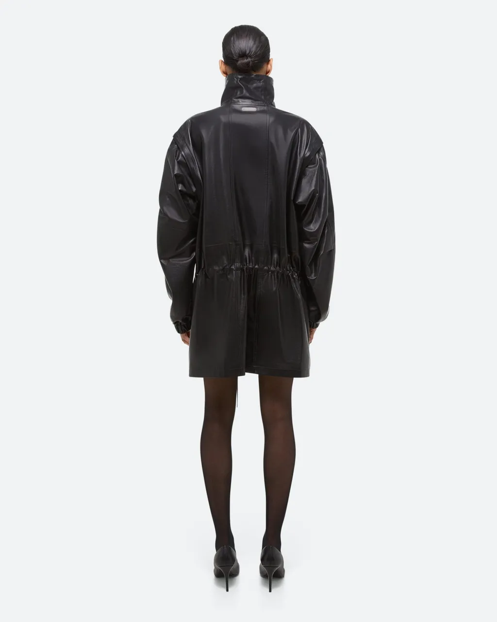 Leather Anorak Dress