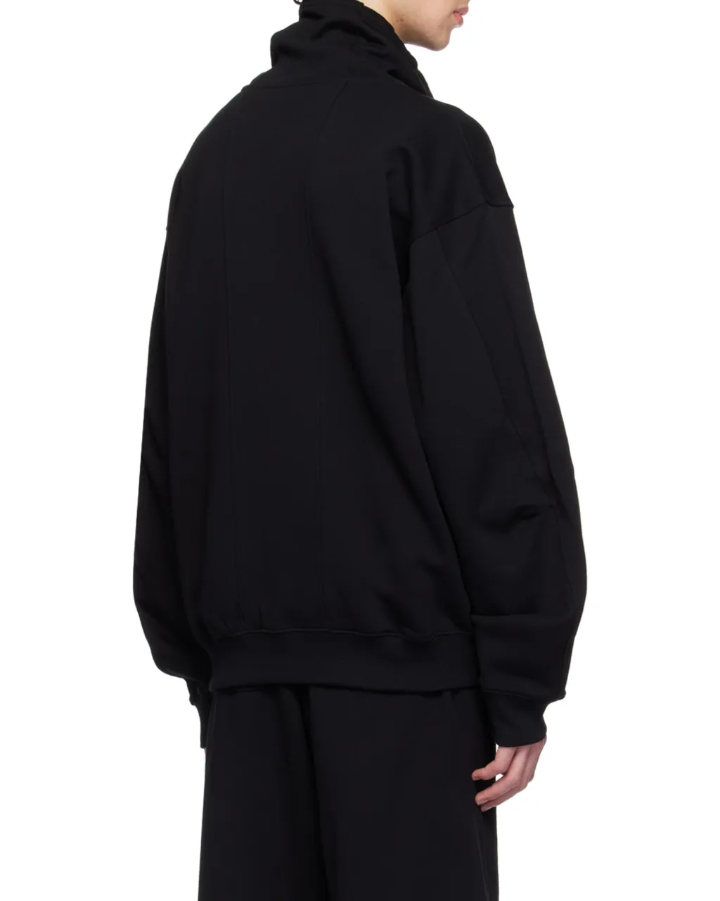 Funnel Neck Drawstring Hoodie