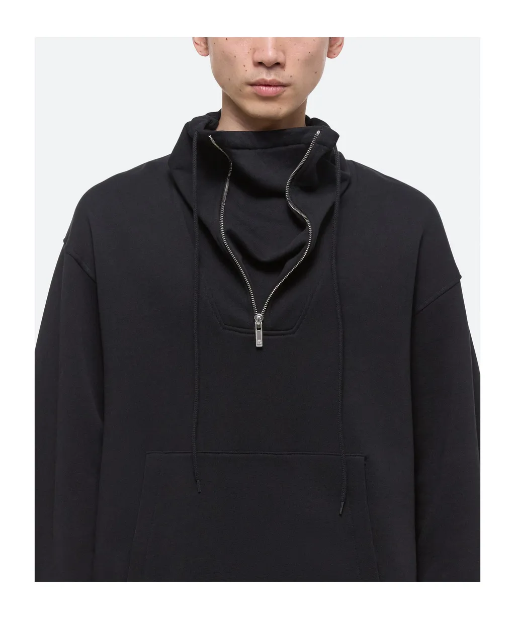 Funnel Neck Drawstring Hoodie