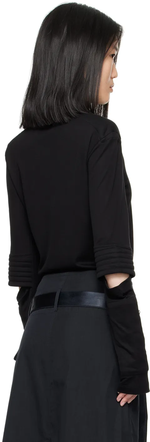 Astro Crewneck Cut-Out Top
