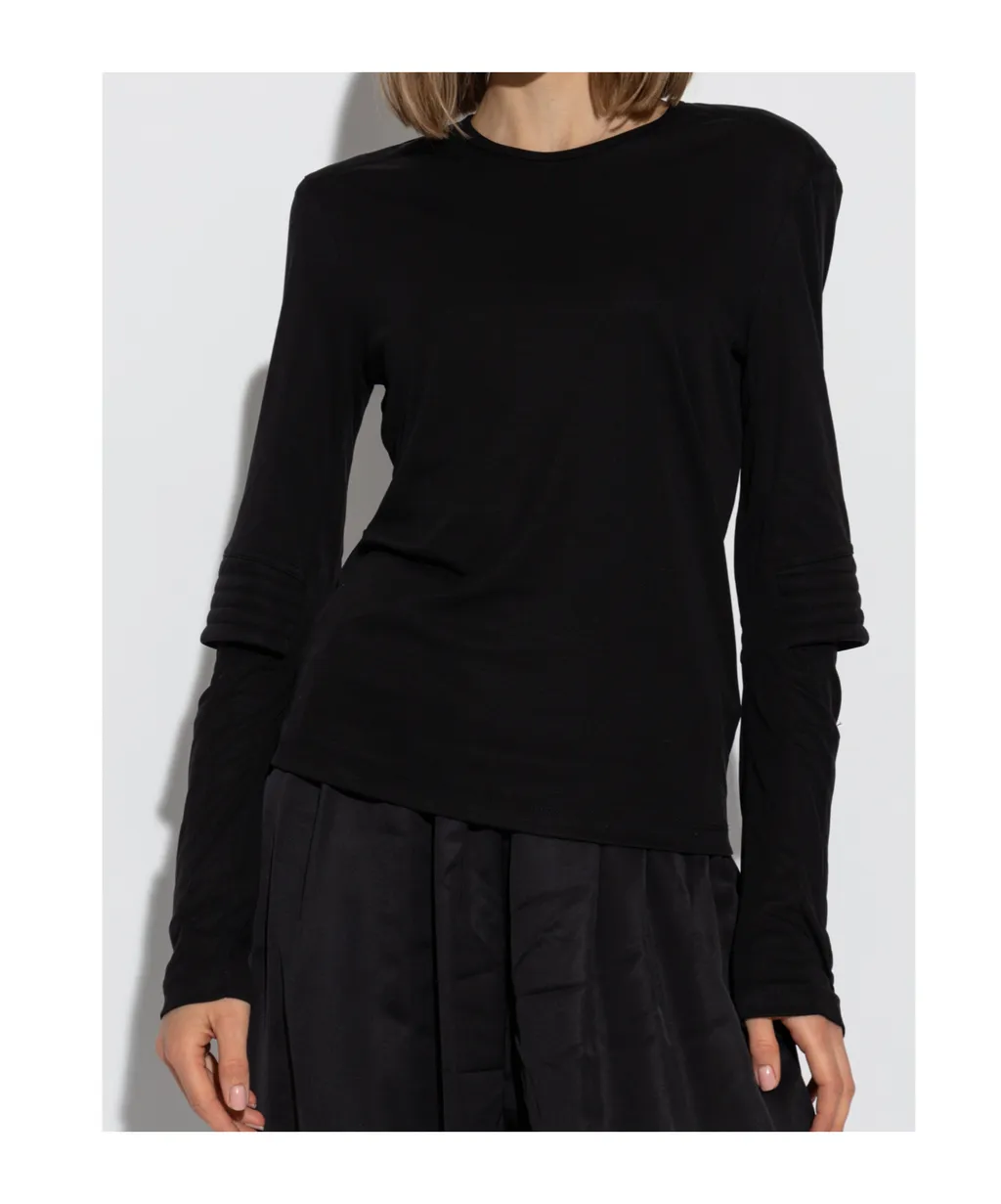 Astro Crewneck Cut-Out Top