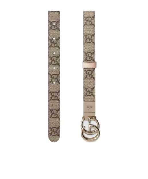 Gg Marmont Reversible Thin Belt