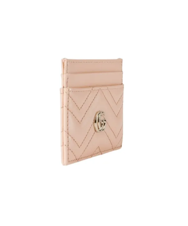 Gg Marmont Quilted Card Case