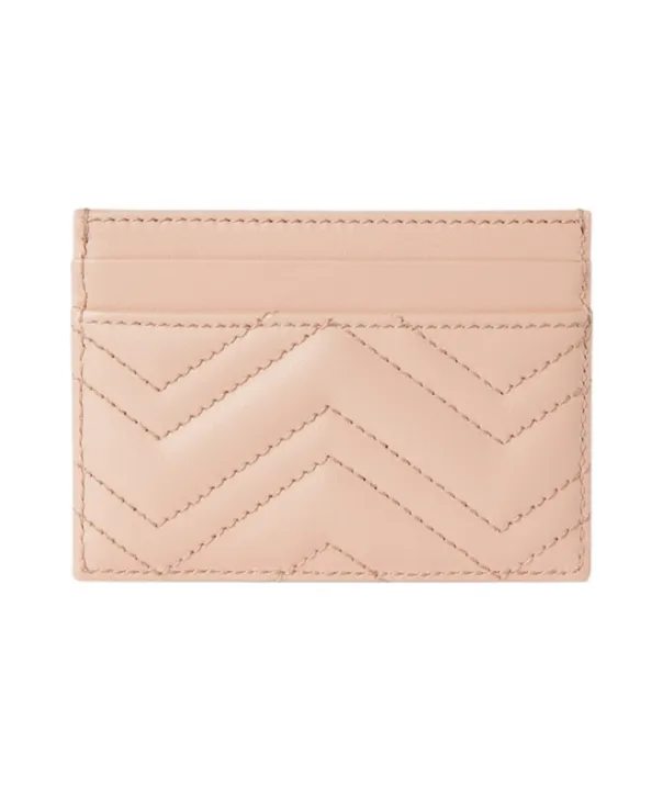 Gg Marmont Quilted Card Case