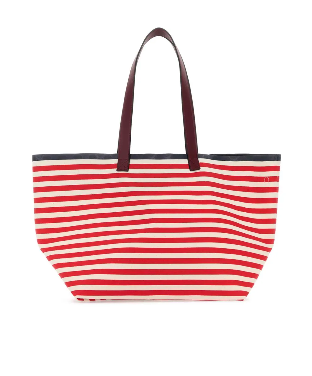 Pattern Striped Shopping Bag