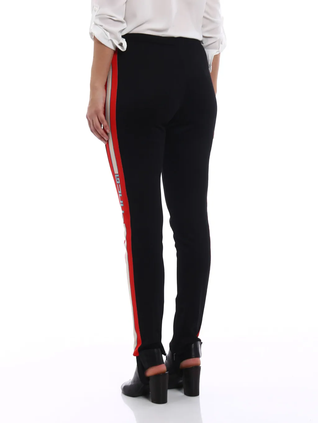 Technical Side Striped Foot Leggings
