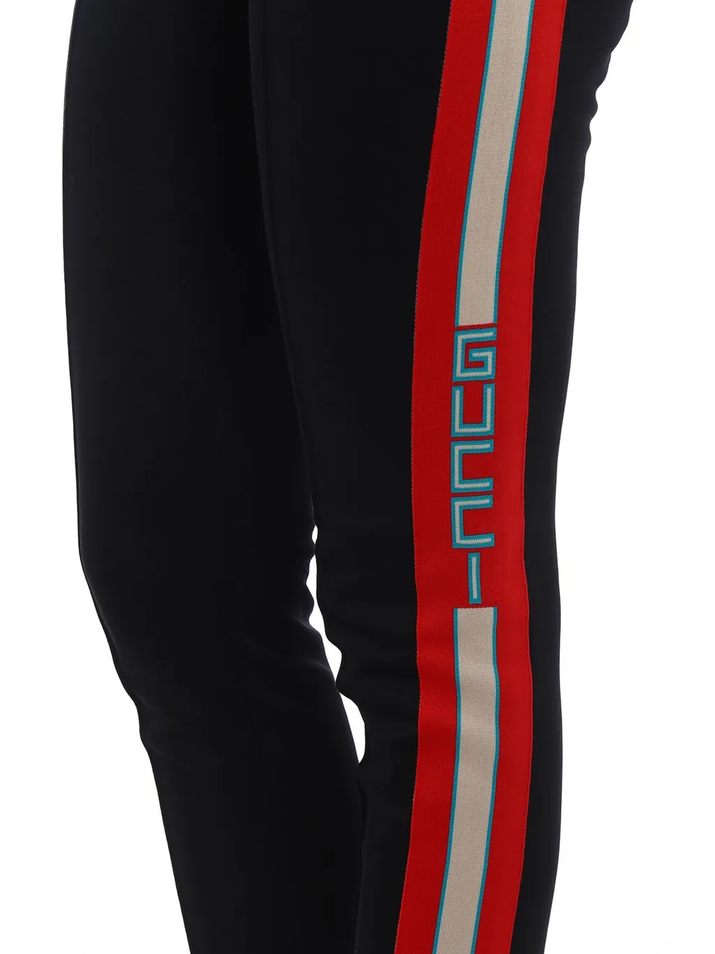 Technical Side Striped Foot Leggings