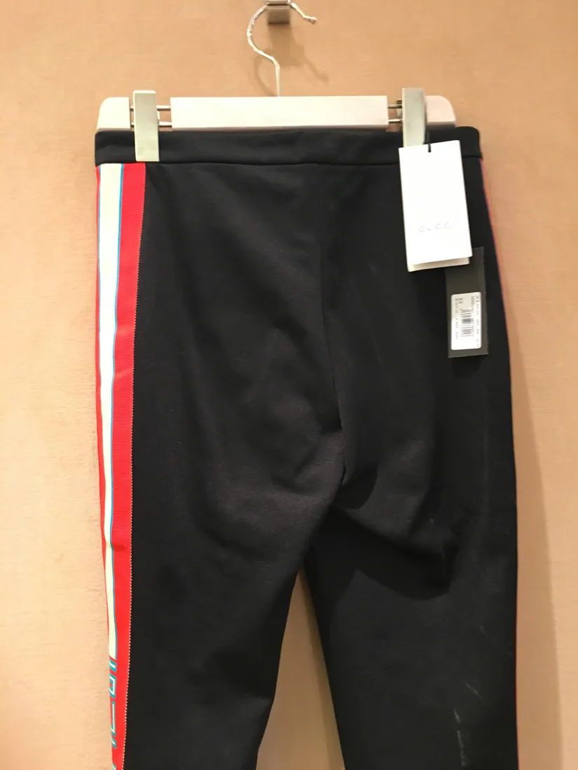 Technical Side Striped Foot Leggings