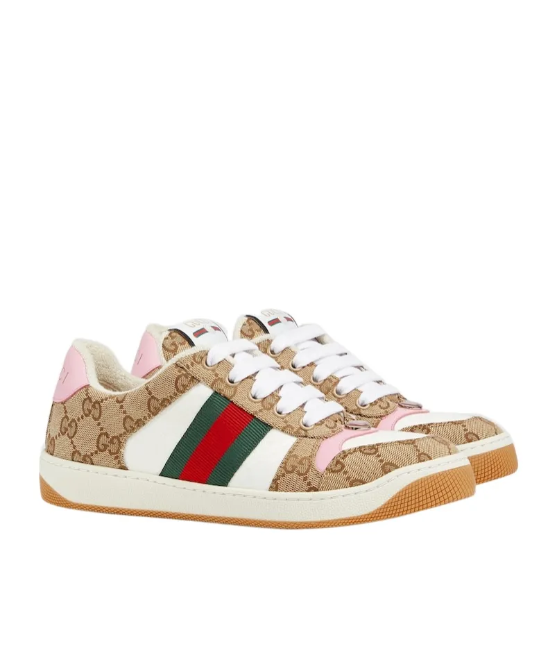 Screener Panelled Low-Top Sneaker