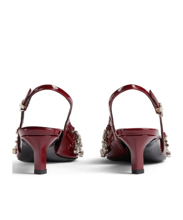 Embellished Chain Pumps